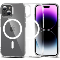 TECH-PROTECT ETUI CASE POKROWIEC HYBRID DO MAGSAFE IPHONE 15 PRZEZROCZYSTE