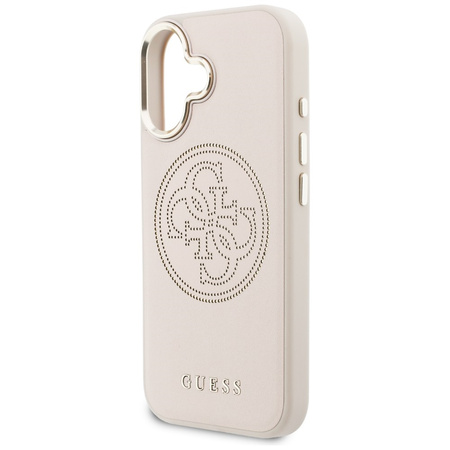 Etui Guess Perforated 4G MagSafe do      iPhone 17 różowy