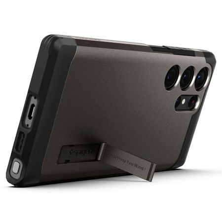 SPIGEN TOUGH ARMOR ETUI DO GALAXY S23 ULTRA ODPORNOŚĆ NA ZARYSY I UDERZENIA