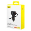 Ładowarka samochodowa Baseus Enjoyment Pro USB-C (żeńskie) / Lightning (męski) 60W - czarna
