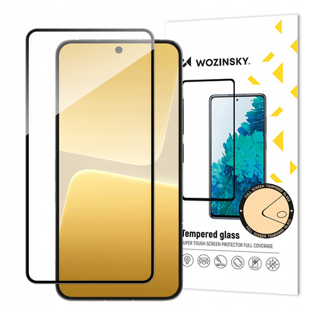 WOZINSKY SZKŁO HARTOWANE 9H DO XIAOMI 13 FULL GLUE NA CAŁY EKRAN Z RAMKĄ