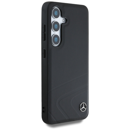 MERCEDES ETUI MAGNETYCZNE DO SAMSUNG GALAXY S25 HORIZONTAL CURVES DEBOSSED