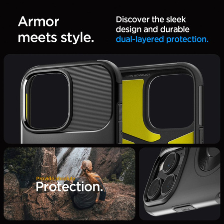 SPIGEN POKROWIEC SLIM ARMOR DO MAGSAFE DO IPHONE 16 PRO TRWAŁY I WYTRZYMAŁY