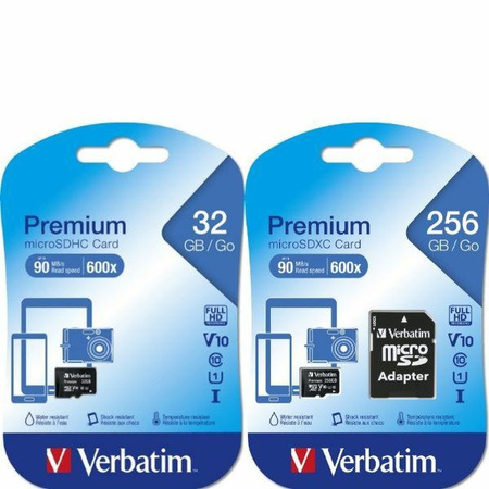 VERBATIM KARTA MICROSDHC 32GB DO TELEFONÓW TABLETÓW 10MB/S WYSOKA WYDAJNOŚĆ
