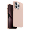 Etui Uniq Lino Hue na iPhone 14 Pro Magclick Charging rózowy/blush pink