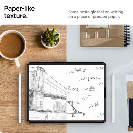 FOLIA OCHRONNA SPIGEN PAPER TOUCH IPAD PRO 12.9 2020 / 2021 / 2022 MATTE CLEAR