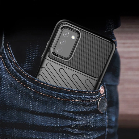THUNDER CASE ELASTYCZNE ETUI POKROWIEC DO SAMSUNG GALAXY A03S NA TELEFON