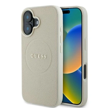 GUESS ETUI DO IPHONE 16 6.1 DO MAGSAFE Z HARDCASE GRANULOWANĄ POWIERZCHNIĄ