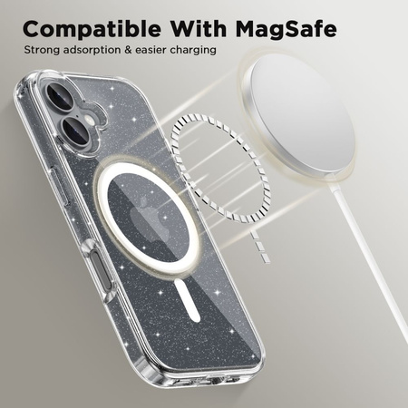 TECH-PROTECT ETUI FLEXAIR DO MAGSAFE DO IPHONE 16 ZOPTYMALIZOWANE OCHRONĄ