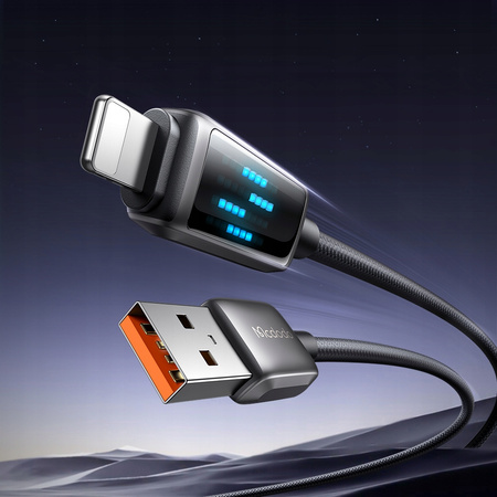MCDODO ŁADOWARKA KABEL USB LIGHTNING SZYBKIEGO ŁADOWANIA DO IPHONE 1M LED