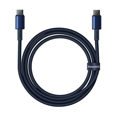 BASEUS KABEL USB-C DO USB-C 100W PD DO TELEFONÓW 1M Z SZYBKIM ŁADOWANIEM