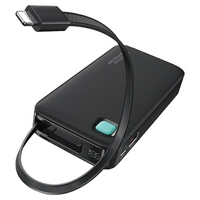 USAMS POWERBANK 10000 MAH DO LIGHTNING ZWIJANY KABEL PD 20W DO APPLE IPHONE