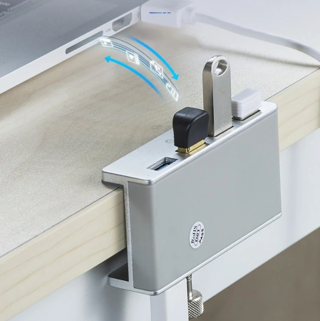 ORICO HUB WIELOFUNKCYJNY MH4PU DO LAPTOPA 4x USB-A 3.0 Z WYJŚCIEM DO DYSKÓW