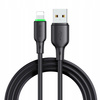 MCDODO ŁADOWARKA KABEL USB LIGHTNING SZYBKIEGO ŁADOWANIA DO IPHONE 1M LED CZARNY