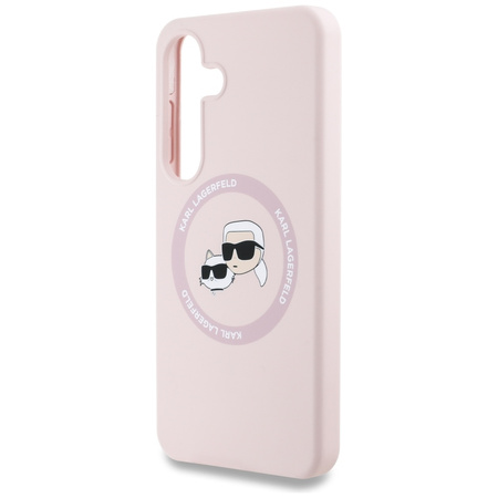 KARL LAGERFELD ETUI SILICONE DOUBLE HEADS DO SAMSUNG GALAXY S25+ POKROWIEC