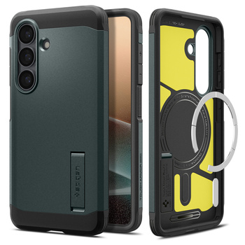 Spigen Tough Armor MagSafe, abyss green - Samsung Galaxy S26