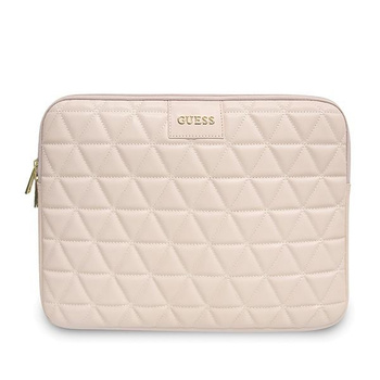 Guess Sleeve GUCS13QLPK 13" różowy /pink Quilted