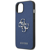 Guess GUHCP13SSA4GSBL iPhone 13 mini 5,4" niebieski/blue hardcase Saffiano 4G Metal Logo