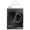 UNIQ etui Moduo Apple Watch Series  4/5/6/7/8/SE/SE2 44/45mm czarny-musztardowy/midnight-mustard