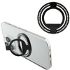 Etui Guess MagSafe Ring stand GUMRSALDGK - czarne Rhinestone
