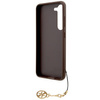 Etui Guess GUHCS23SGF4GBR S23 S911 - brązowe 4G Charms Collection