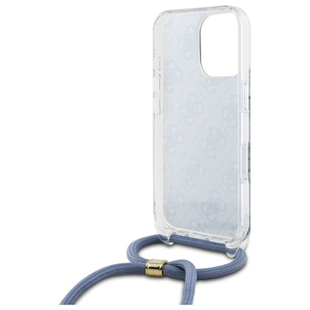 GUESS ETUI HARDCASE POKROWIEC CASE DO IPHONE 16 PRO DO APPLE CROSSBODY CORD