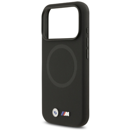 Etui BMW M FW Metal Logo MagSafe do      iPhone 17 Pro Max czarny