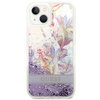 Guess GUHCP14MLFLSU iPhone 14 Plus 6,7" fioletowy/purple hardcase Flower Liquid Glitter