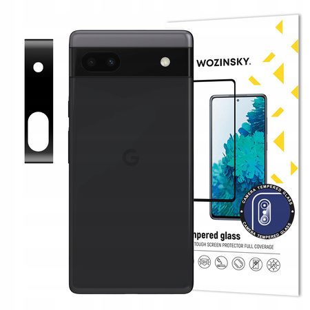WOZINSKY SZKŁO HARTOWANE FULL CAMERA GLASS DO GOOGLE PIXEL 6A NA APARAT 9H