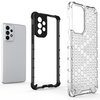 Honeycomb etui pancerny pokrowiec z żelową ramką Samsung Galaxy A73 przezroczysty