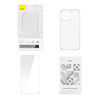 Baseus Crystal Case etui do iPhone 14 Pro Max cienki pokrowiec + szkło przezroczyste