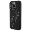 KARL LAGERFELD ETUI HARDCASE DO IPHONE 15 PRO 6.1 3D RUBBER SIGNATURE