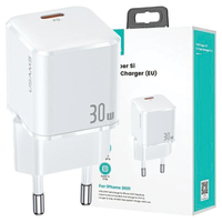 USAMS ŁAD. 1xUSB-C 30W PD3.0 DO TELEFONÓW IPHONE 12 13 14 SZYBKIE ŁADOWANIE