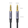 Ugreen kabel przewód AUX mini jack 3.5mm (męski) - mini jack 3,5mm (męski) 3m czarny (AV183)