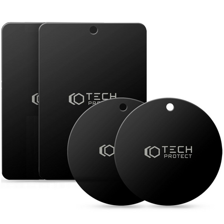 TECH-PROTECT MAGNETYCZNY UCHWYT SAMOCHODOWY METALPLATE DO TELEFONÓW 4-PACK