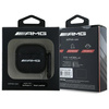 MERCEDES ETUI POKROWIEC AM AMG DO AIRPODS 4 Z LOGO BIAŁYM WERSJA LUXURY