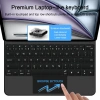 Etui Tech-Protect Smartcase Magnetic z klawiaturą na iPad Pro 12.9” 2020 / 2021 / 2022 / iPad Air 13” 2024 / 2025 - czarne