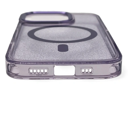 HURTEL ETUI GLITTER CASE DO IPHONE 16 DO MAGSAFE TELEFON Z BROKATOWYM