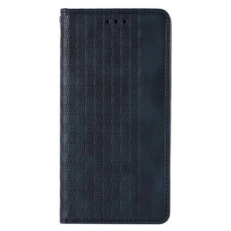 Magnet Strap Case etui Samsung Galaxy A23 5G pokrowiec z klapką portfel mini smycz podstawka niebieskie