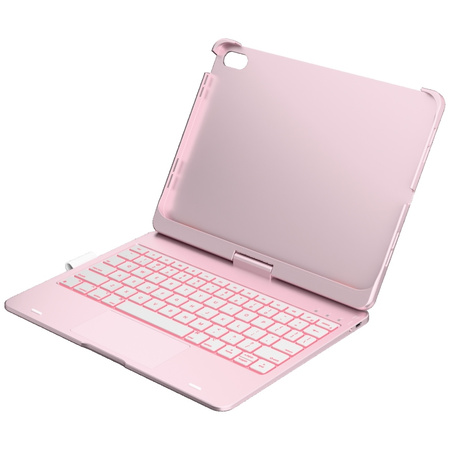 Etui Typecase Flexbook Touch             z klawiaturą do iPad 11" (A16) 2025 / iPad 10.9" 2022 jasno różowy