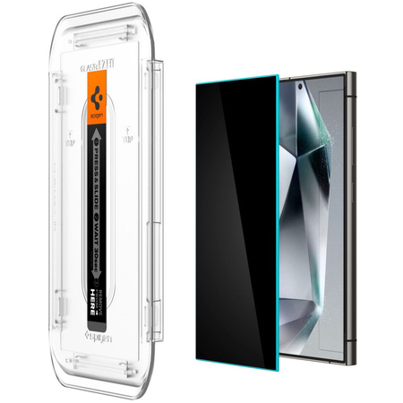 SPIGEN SZKŁO HARTOWANE GLAS.TR EZ FIT DO GALAXY S24 ULTRA Z FILTREM PRIVACY