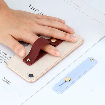 HURTEL UCHWYT NA PALEC SAMOPRZYLEPNY Z SUWAKIEM DO IPHONE 12 13 14 PRO MAX