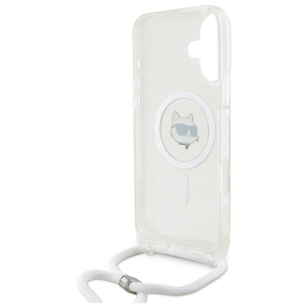 KARL LAGERFELD CASE HARDCASE DO IPHONE 16 6,1 Z DO MAGSAFE CHOUPETTE HEAD