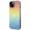 Etui Guess IML Faceted Mirror Disco Iridescent na iPhone 15 - wielokolorowe