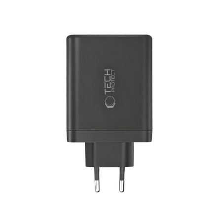 TECH-PROTECT NC120W-GAN 4-PORT NETWORK CHARGER PD 120W / QC3.0 BLACK