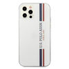 Etui U.S. Polo Assn. Tricolor Collection na iPhone 12 Pro Max - białe