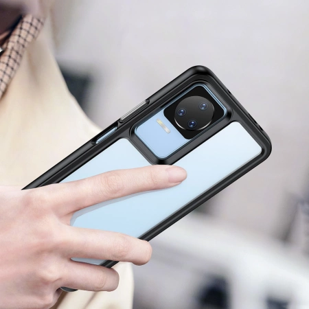 HURTEL POKROWIEC CASE DO XIAOMI POCO F4 5G Z ELASTYCZNĄ RAMKĄ PROTEKCYJNE