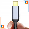 CO2 KABEL USB-C SZYBKIE ŁADOWANIE THUNDERBOLT 3 20GBPS 100W USB TYP C 4K 1M
