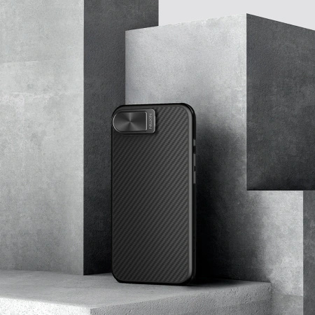 NILLKIN ETUI CARBOPROP MAGNETIC DO IPHONE 16E Z OSŁONĄ NA APARAT