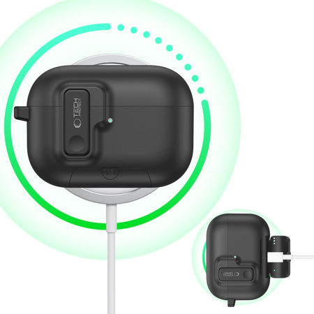 TECH-PROTECT SLIM HOOK APPLE AIRPODS PRO 3 BLACK